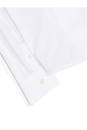 camicia in lino bianco FAY KIDS | FU5P00P0013100